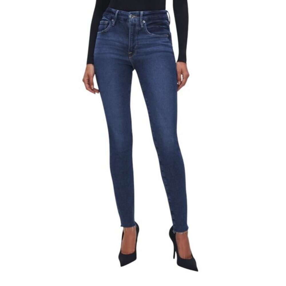 Good American Good Legs Skinny Jeans Size 6/28 GLRhH941T Blue866